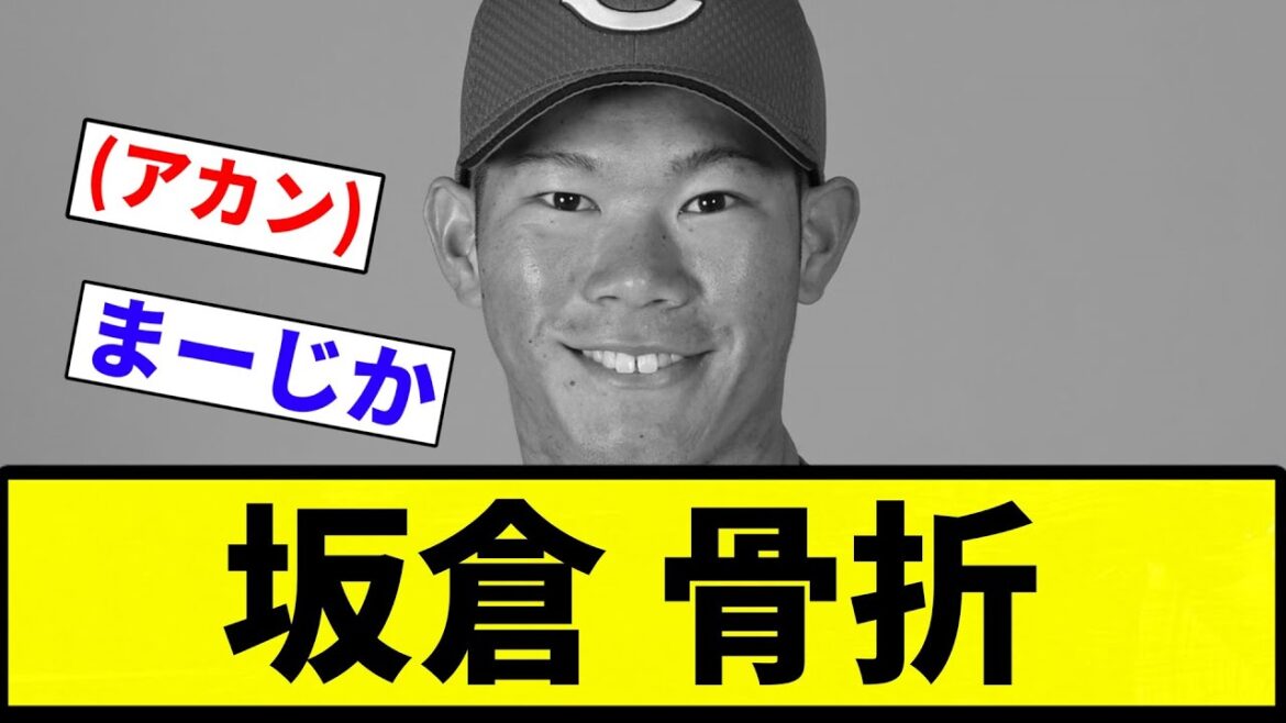 【カープ 燃ゆ】坂倉 骨折【プロ野球反応集】【2chスレ】【なんG】