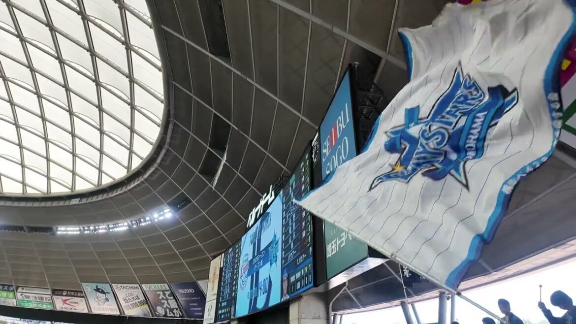 【新応援歌も入ってます！】応援団の真横の席より、試合前のスタメン選手応援歌メドレー 2025年オープン戦最終戦 2025年3月23日 #ベイスターズ