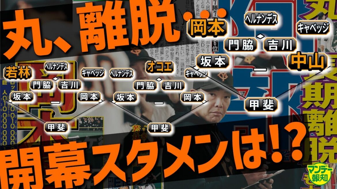 【想定外】丸佳浩の代役1番に新風あり⁉ 再燃する5番問題…打率低迷キャベッジを起用するのか【マンデー報知】 【想定外】丸佳浩の代役1番に新風あり⁉ 再燃する5番問題…打率低迷キャベッジを起用するのか【マンデー報知】