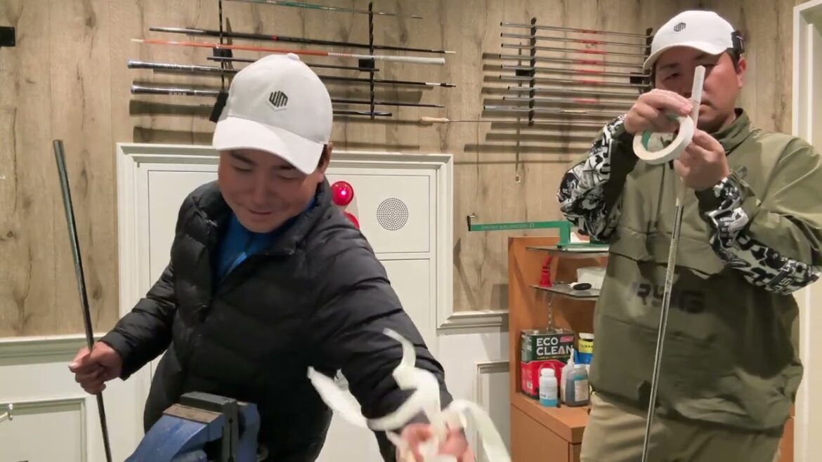 グリップ交換動画