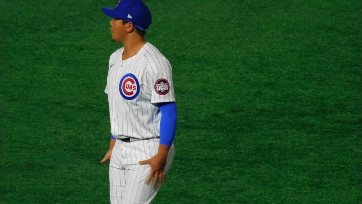 【開幕投手】今永昇太 カブスのユニフォームで日本凱旋 ウォームアップ