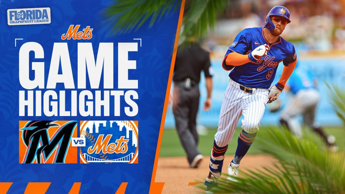 Mets Score 10 Against Marlins | March 23, 2025
