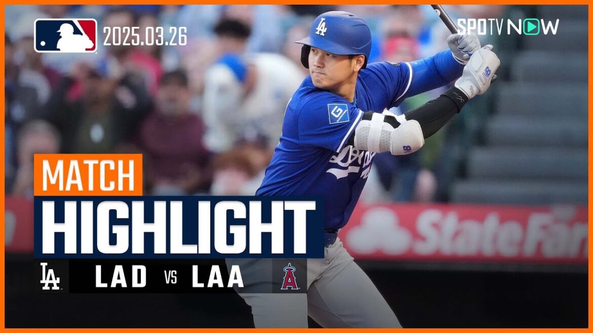 【大谷が古巣との対戦でフェンス直撃の二塁打！】ドジャースvsエンゼルス 試合ハイライト MLB2025スプリングトレーニング 3.26