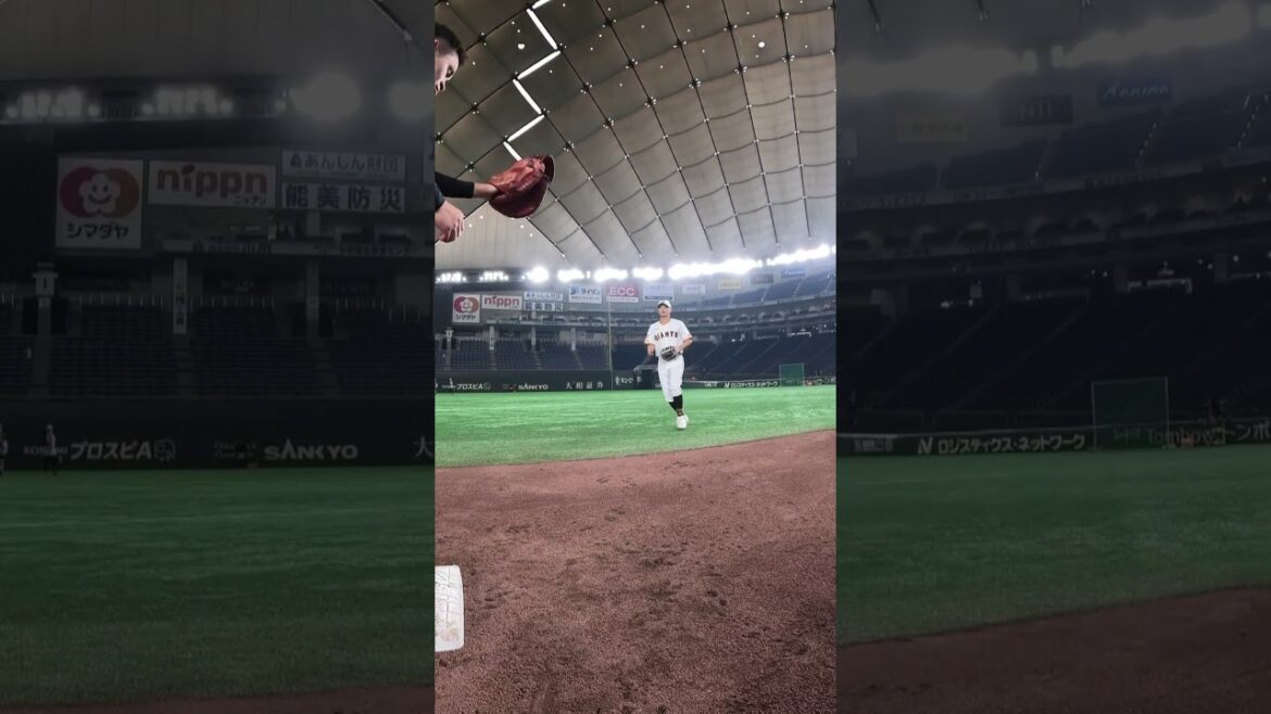 吉川尚輝の超速バックトス！ #shorts