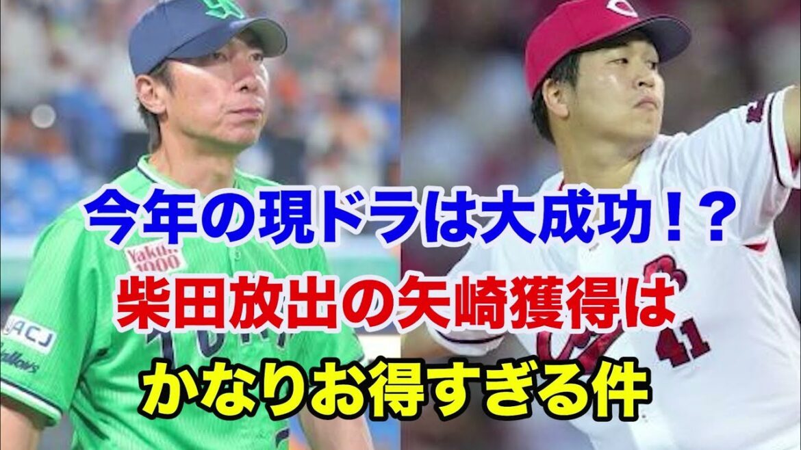 【現役ドラフト】ヤクルトはかなり勝ち組⁉️矢崎拓也の獲得はお得すぎる件