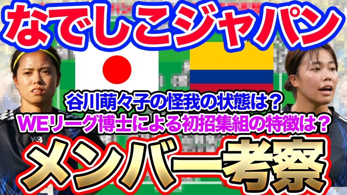 なでしこジャパンのメンバー考察!谷川萌々子の怪我の状態は?長谷川唯らを招集。WEリーグ博士が教える初招集組の特徴は? なでしこジャパンのメンバー考察!谷川萌々子の怪我の状態は?長谷川唯らを招集。WEリーグ博士が教える初招集組の特徴は?