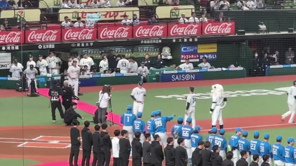 2025開幕一軍メンバー＆監督コーチ陣 開幕セレモニー【西武-日本ハム】2025/3/28
