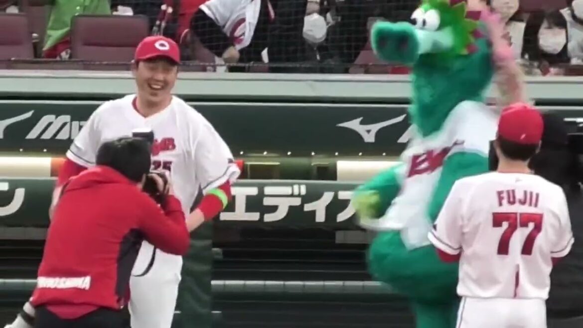 開幕オープニングセレモニー、広島カープスタメン選手入場！広島東洋カープvs阪神タイガース 2025年3月28日