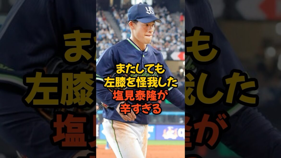 またしても左膝を怪我してしまった塩見泰隆が辛すぎる...