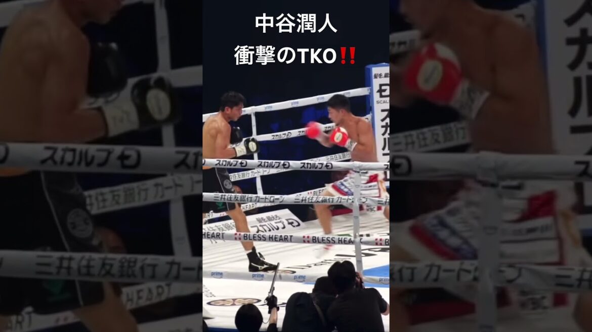 中谷潤人 衝撃のTKO‼️