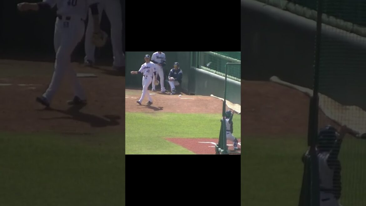 ブルペンで投げる高梨裕稔【ヤクルトスワローズ対 千葉ロッテマリーンズ イースタン2024年4月19日】