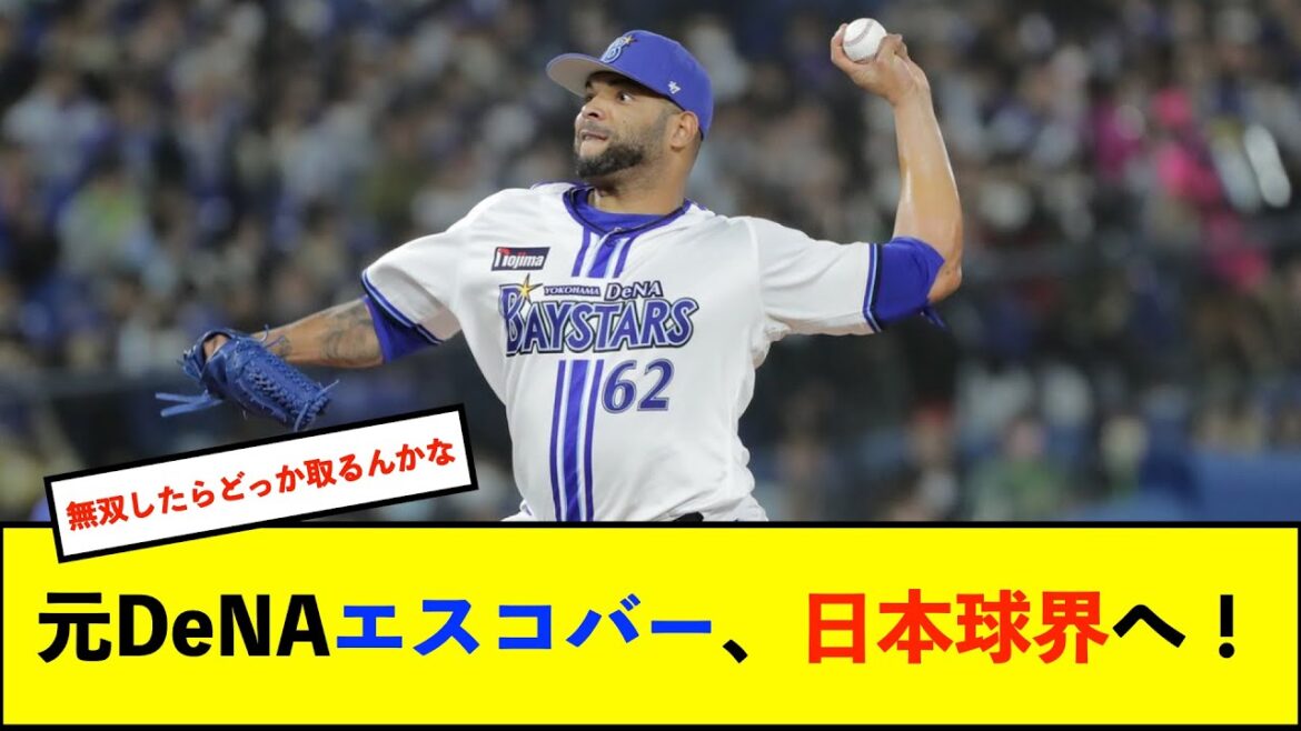 【朗報】元DeNA左腕エスコバーがオイシックス新潟に入団へ 近く正式発表【De速】 【朗報】元DeNA左腕エスコバーがオイシックス新潟に入団へ 近く正式発表【De速】
