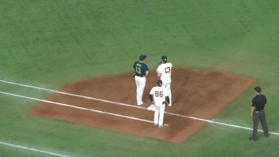 巨人 キャベッジ デッドボール　巨人 vs ヤクルト　2025年3月30日(日)　東京ドーム