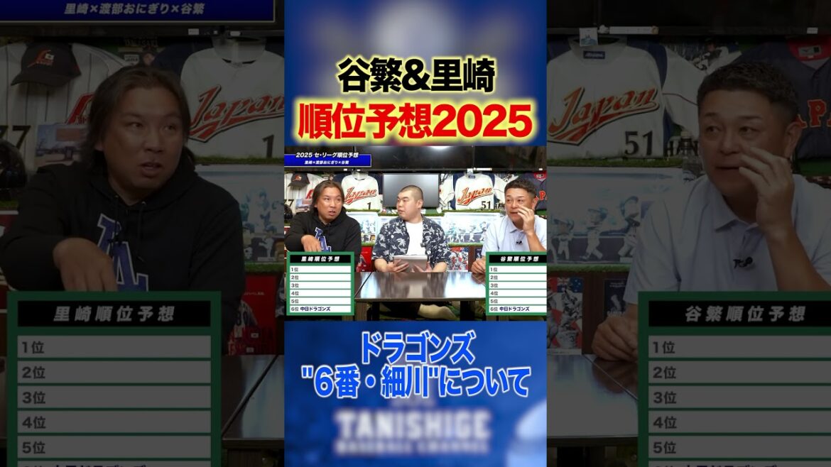 【中日】"6番細川"起用について #谷繁元信 #プロ野球 #中日ドラゴンズ #細川成也