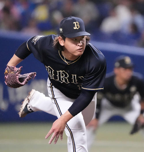 【オリックス】宮城大弥が奪三振ショーで開幕へ弾み 6回13K2失点「失点は減らしていきたい」 – プロ野球 – ニッカンスポーツ 中日対オリックス 6回裏、力投するオリックス先発の宮城(撮影・森本幸一)