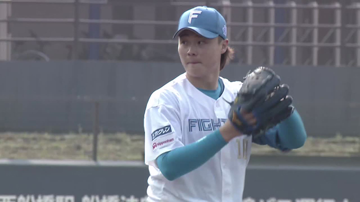 【ファーム】山田哲人に被弾も、山崎福也が6回1失点 チームはサヨナラ勝ち – パ・リーグ.com 北海道日本ハムファイターズ・山崎福也投手 ⓒパーソル パ・リーグTV