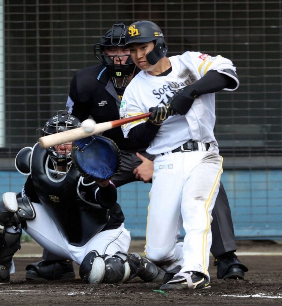 苦手克服で怖いものなし？ソフトバンク廣瀨隆太「バッティングの状態はすごくいい」開幕1軍へ成果見せた二塁打：「おっ！」でつながる地元密着のスポーツ応援メディア 西スポWEB OTTO! - 西日本新聞me