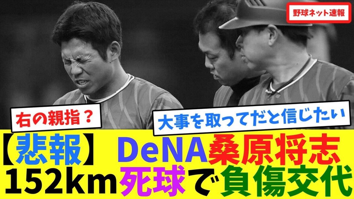 【悲報】DeNA桑原将志、152km死球で負傷交代【ネット反応集】 【悲報】DeNA桑原将志、152km死球で負傷交代【ネット反応集】