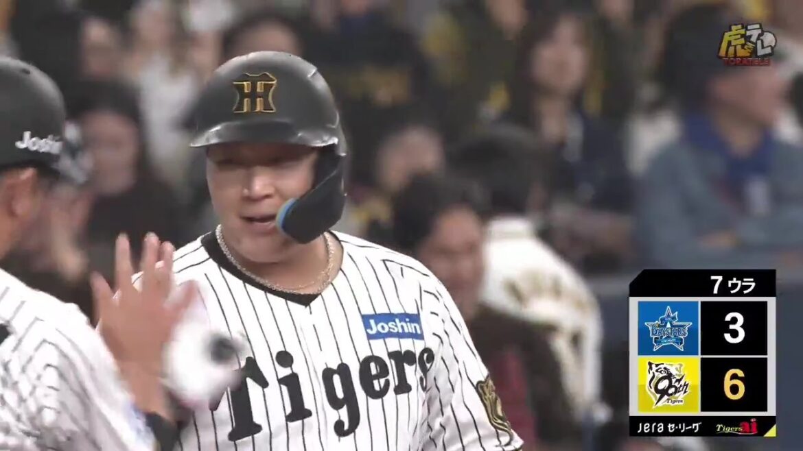 【本日3打点】7回裏、大山選手がライト線2点タイムリースリーベースヒット！大きな追加点！【2025/4/2 Ｔ－ＤＢ】