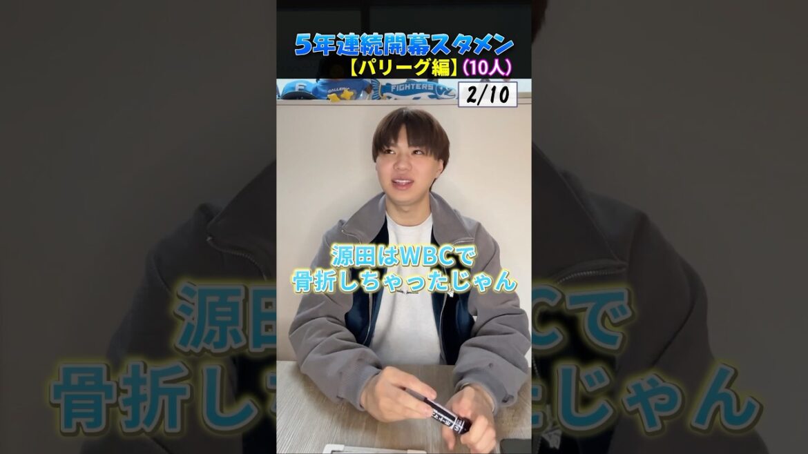 5年連組開幕スタメンを当てろ！パリーグ編 #プロ野球 #野球 #埼玉西武ライオンズ #福岡ソフトバンクホークス #パリーグ