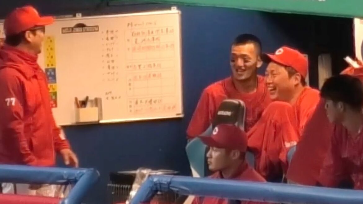 新井監督と無邪気に談笑する矢野雅哉！広島東洋カープvs東京ヤクルトスワローズ 2025年4月3日