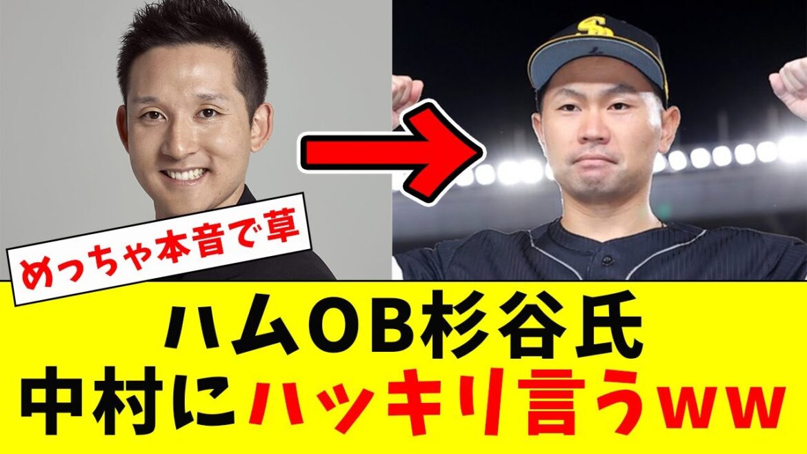 【マジか】元日本ハムの杉谷拳士がホークス中村晃にハッキリ言うwww【なんJ反応】【プロ野球反応集】