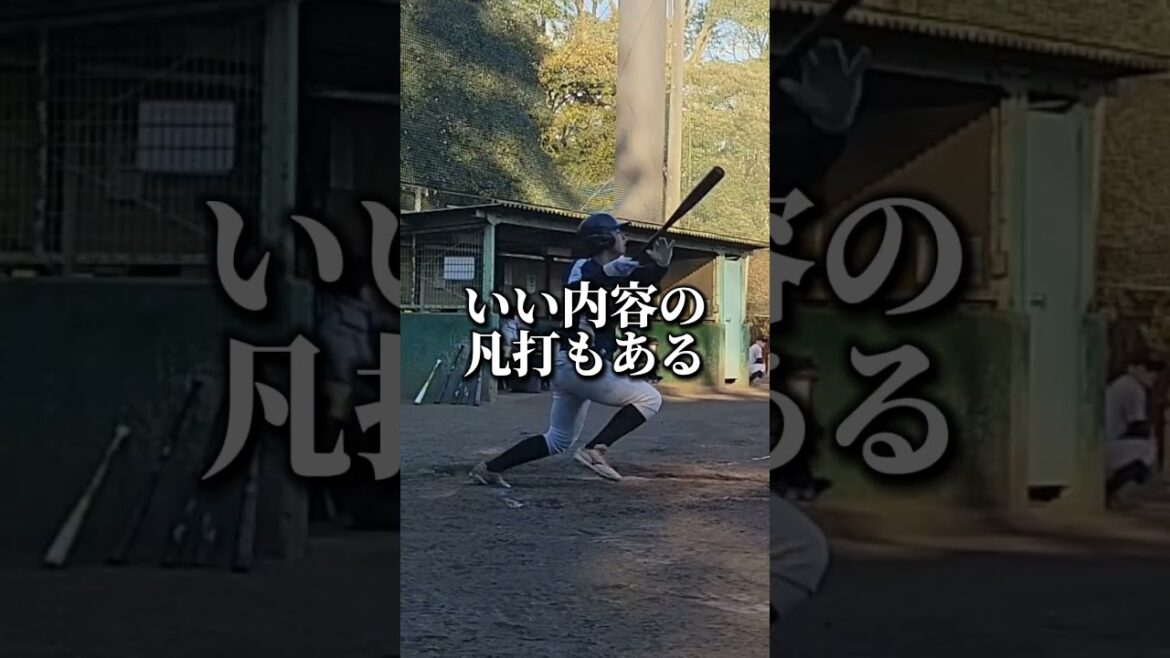 結果を疑う事 打撃を考えるなら  #shorts #baseball #野球 #batting #バッティング #野球のミカタ #打撃探究部屋
