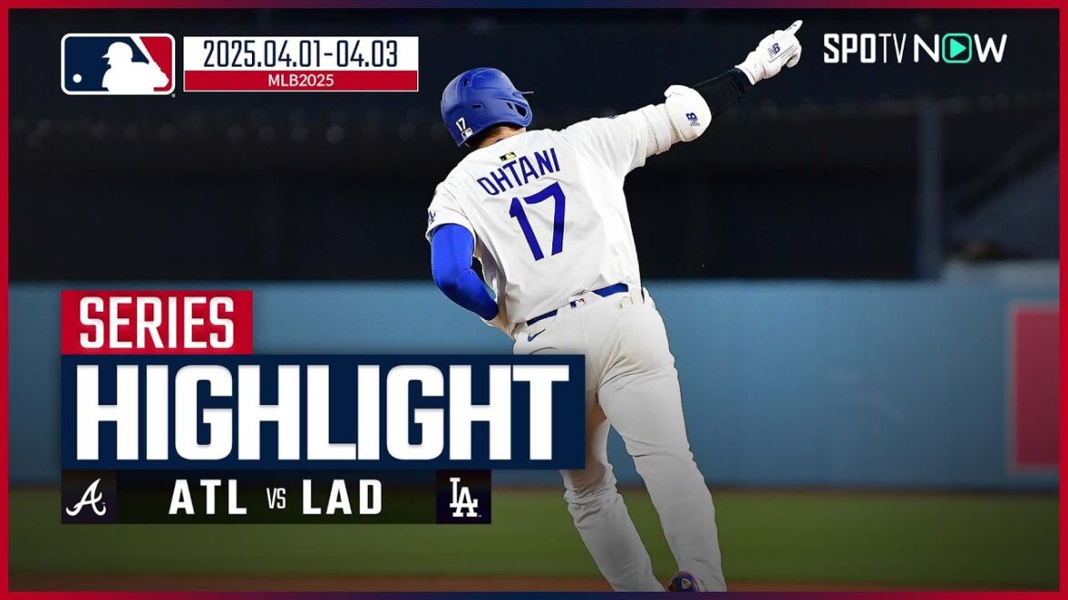 【Series Playback｜ブレーブスvsドジャース 全3戦】劇的な逆転劇！第3戦、大谷のサヨナラ弾で球団新記録の開幕8連勝を飾る！MLB2025シーズン 4.1-4.3