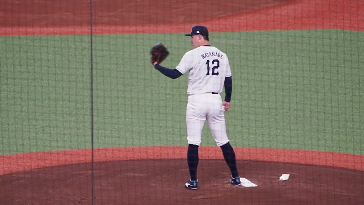 2025.03.29 埼玉西武-北海道日本ハム #渡邉勇太朗 投球練習 (ベルーナドーム)