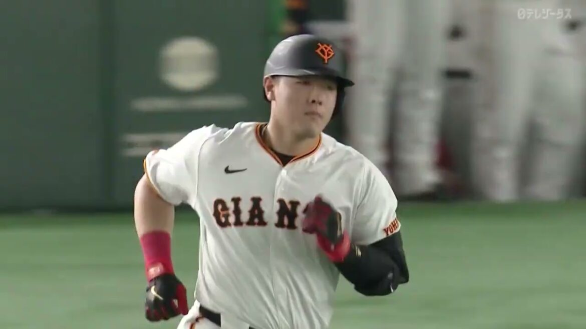 巨人4番・岡本和真 自身通算3本目3年ぶりの三塁打＆2号2ラン