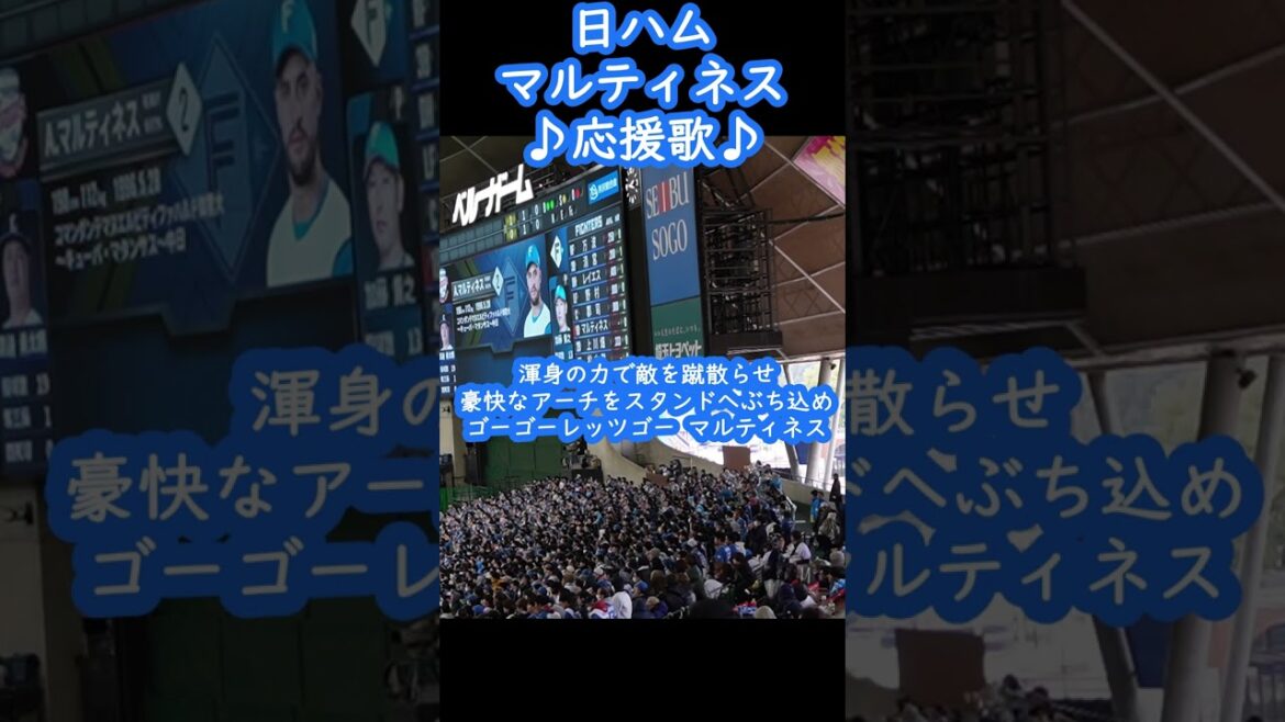 日ハムマルティネス応援歌inベルーナドーム