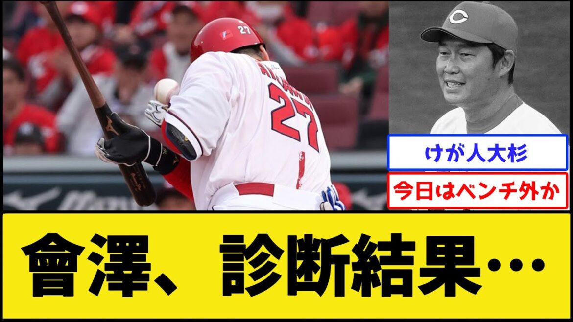 カープ會澤、診断結果…【広島東洋カープ】【プロ野球なんJ 2ch プロ野球反応集】 カープ會澤、診断結果…【広島東洋カープ】【プロ野球なんJ 2ch プロ野球反応集】