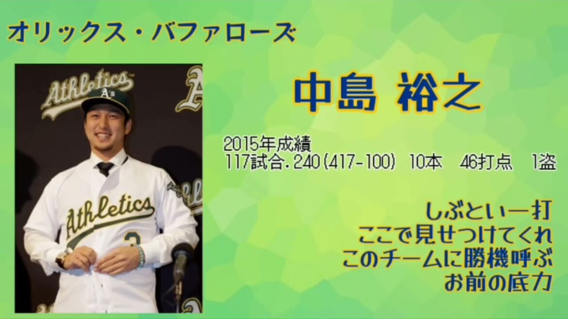 【23年間お疲れ様でした】中島裕之(宏之) 応援歌メドレー