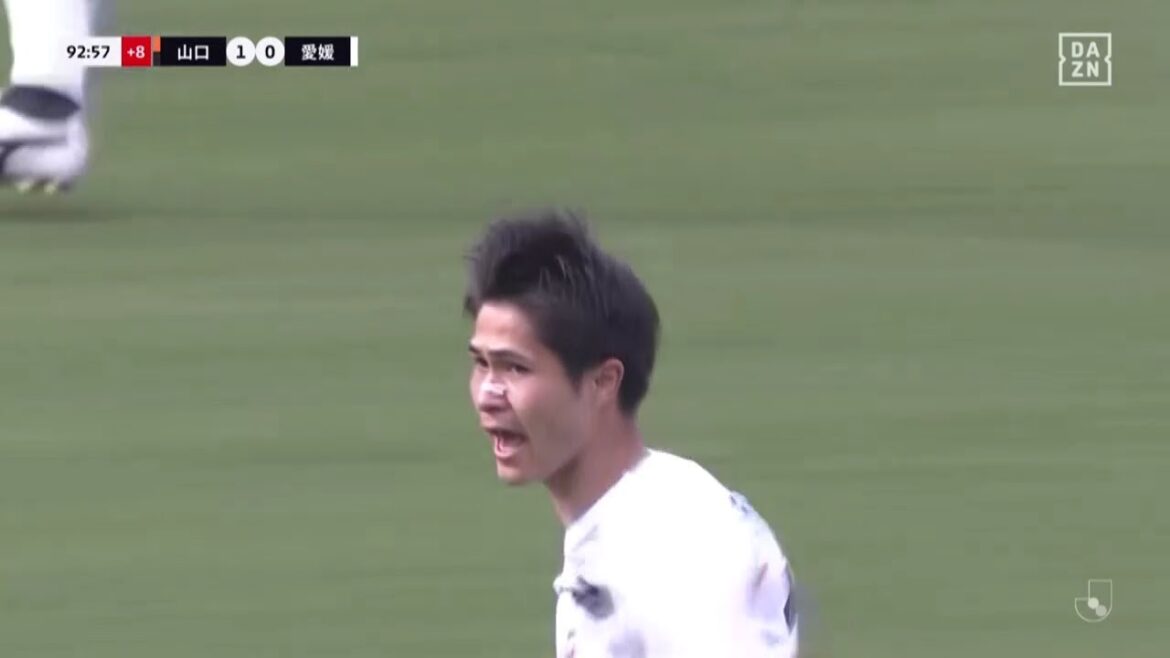 【DAZNハイライト】2025.4.5 明治安田J2 レノファ山口FC vs 愛媛FC