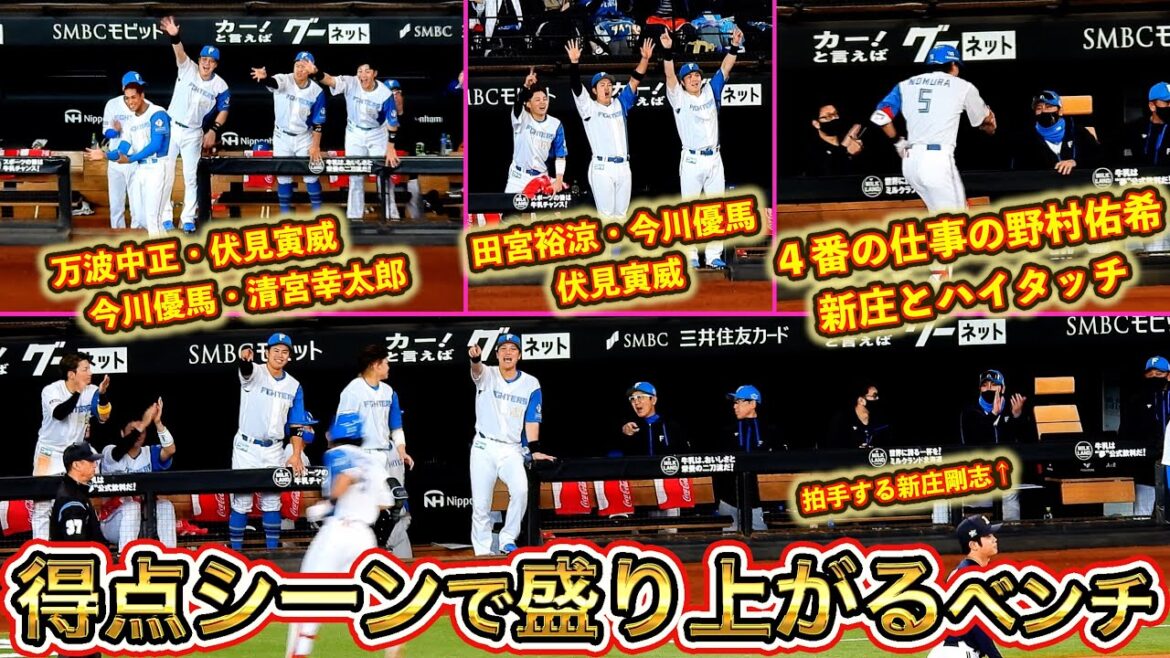 【20250406】《ベンチの様子》水野達稀のタイムリーと清宮幸太郎と野村佑希の打点シーン 【20250406】《ベンチの様子》水野達稀のタイムリーと清宮幸太郎と野村佑希の打点シーン