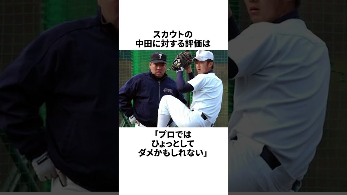 「中田翔の本質を見抜いた落合博満」の雑学 #野球 #雑学 #野球雑学 #shorts