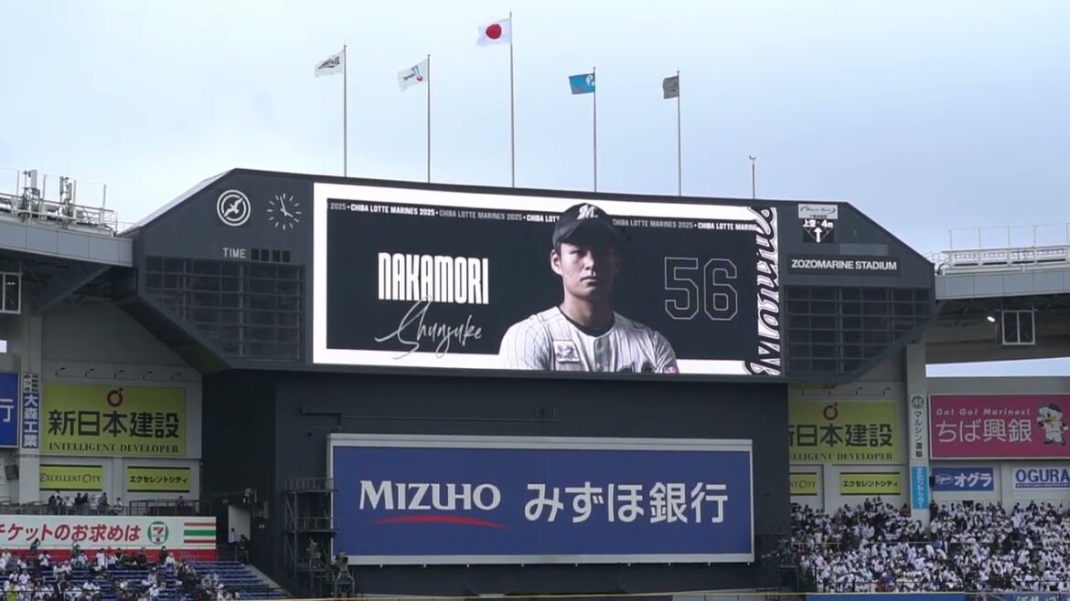 2025 4-2 千葉ロッテマリーンズ 中森俊介 登場曲 SISTER(buck number) inZOZOマリンスタジアム