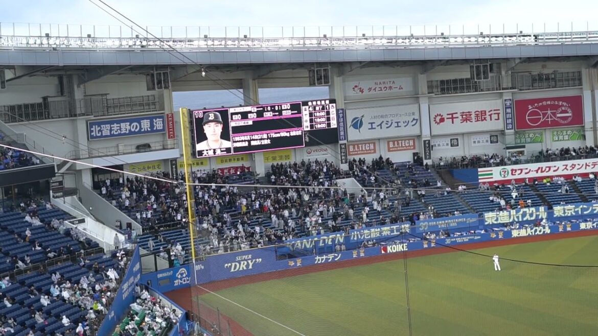 2025 4-3 オリックス・バファローズ 大城滉二 応援歌 inZOZOマリンスタジアム