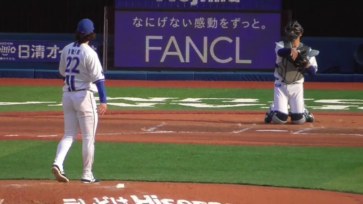 2025年3月30日 中日戦・入江 大生 投手の入場＆準備投球（ボールデッド中）