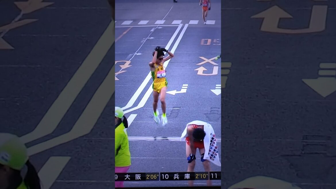 全国男子駅伝2025 白石光星(宮城)14位でゴール #駅伝 #ekiden #陸上 #青山学院大学