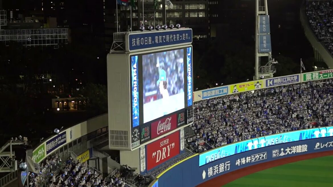 2025 3-28 横浜DeNAベイスターズ 入江大生 登場曲 世界中の誰よりきっと(WANDS) in横浜スタジアム