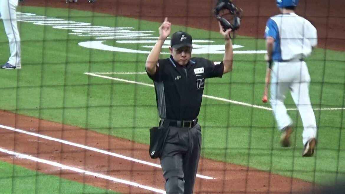 【審判ウォッチ（球審編）】オリックス岸田監督のリクエスト取り消しポーズに対する、球審の松本大輝審判員の反応【2025.4.5 北海道日本ハム vs オリックス ２回戦 @エスコンフィールド】