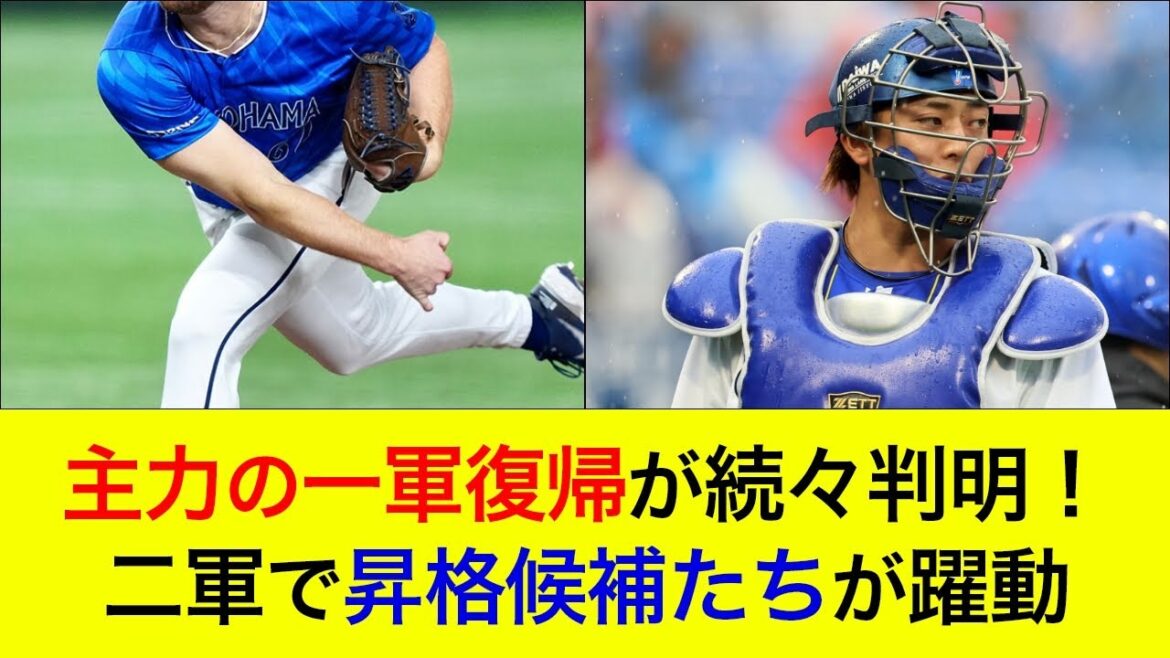 【投手陣の立て直しへ】主力の一軍復帰が続々判明!二軍で昇格候補たちが躍動【横浜DeNAベイスターズ】 【投手陣の立て直しへ】主力の一軍復帰が続々判明!二軍で昇格候補たちが躍動【横浜DeNAベイスターズ】