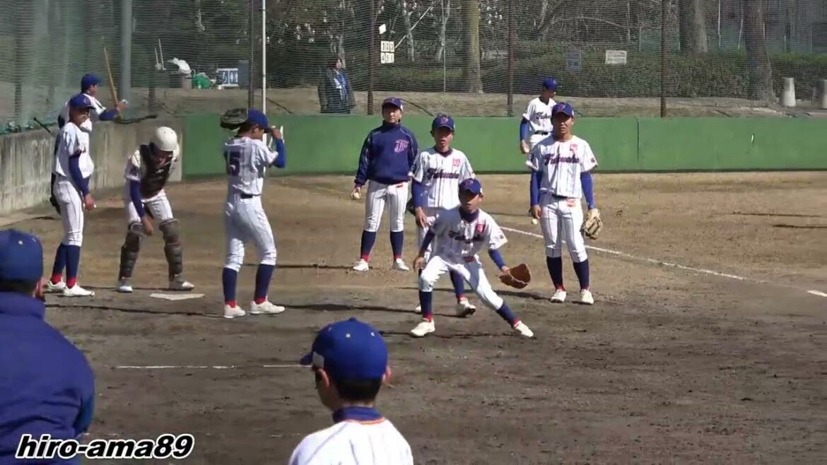 《中学軟式》【サイドノック】　福岡ベースボールクラブ　《第４回 広島サンズ旗争奪チャンピオン大会》