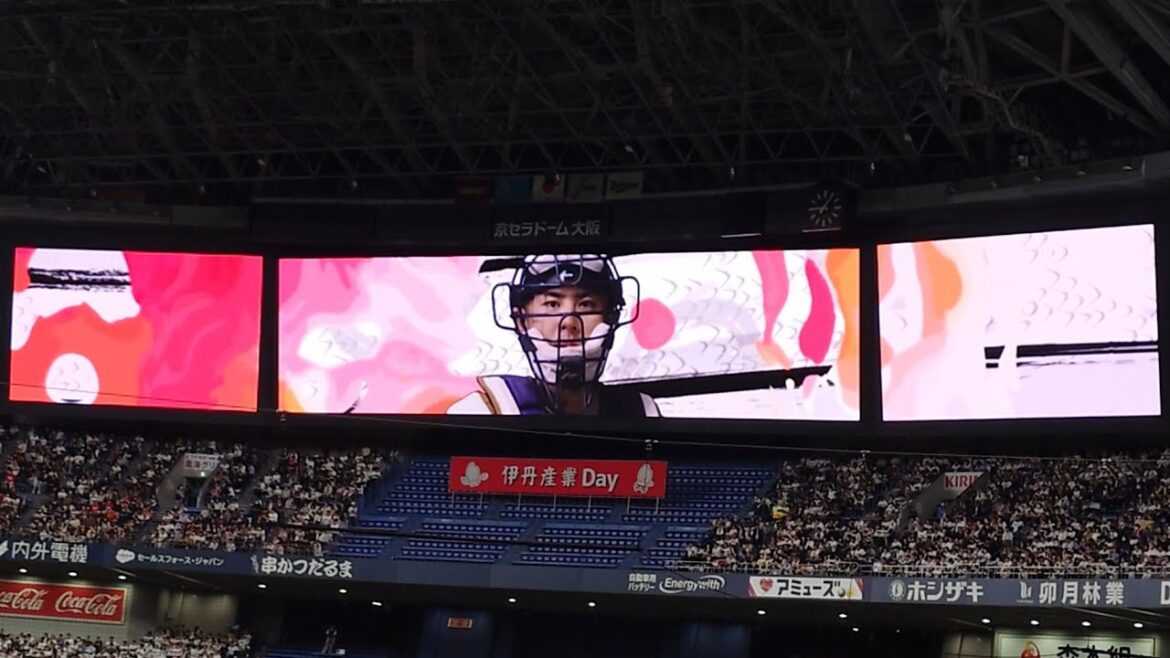 若月健矢 選手 ｢ZARD  DAN DAN 心魅かれてく｣ 偶数打席 登場曲 オリックス･バファローズ 選手 ビジョン映像 PV 演出 チャンス時映像 @ 京セラドーム 2025 開幕戦