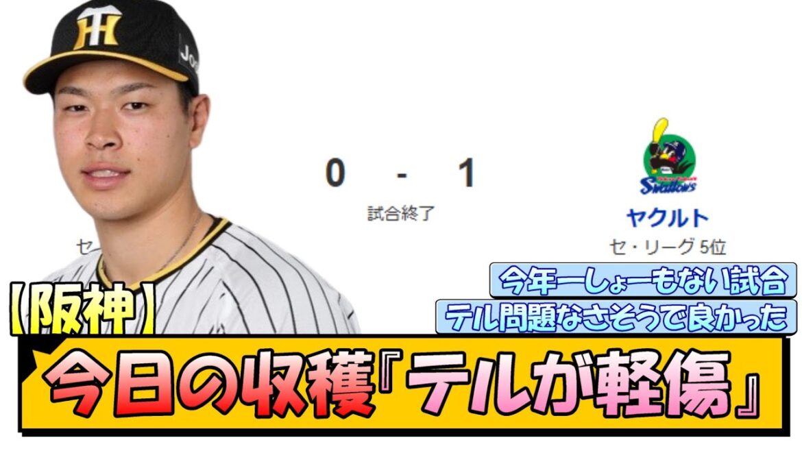 【今日の阪神】収穫:テルが軽傷！以上！
