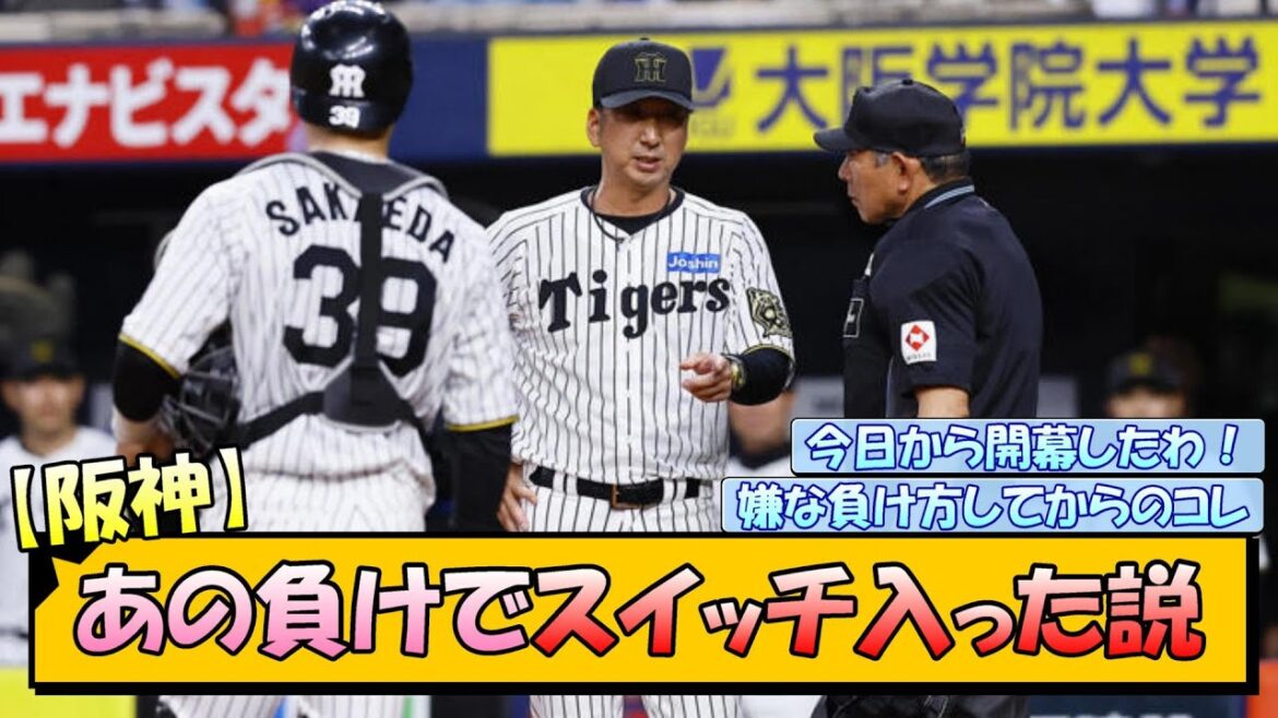 【誤審】あの負けで阪神スイッチ入った説