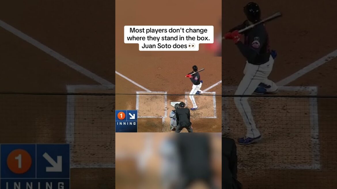 Juan Soto moved up in the box with two strikes 🧠