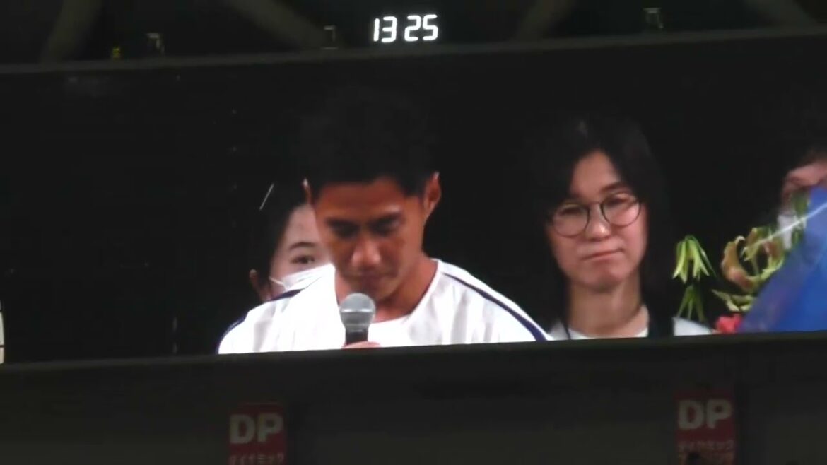 チェン・ウェインさん　引退セレモニアルスピーチ　2025年3月16日(日) 中日 - 西武 3回戦