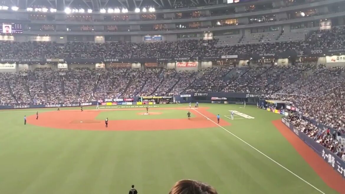 20240707　魅せろｽﾌﾟﾘﾝﾀｰ♪【五十幡亮汰 応援歌】　2回表　北海道日本ﾊﾑﾌｧｲﾀｰｽﾞ@京ｾﾗﾄﾞｰﾑ大阪･ﾚﾌﾄ外野下段